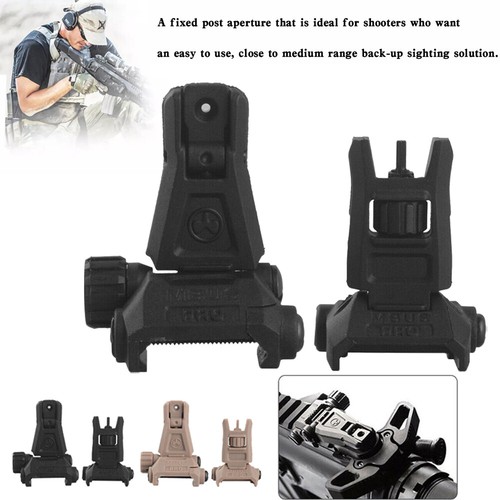 Folding back iron sight - back,